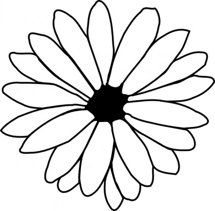 clipart%20flower%20outline