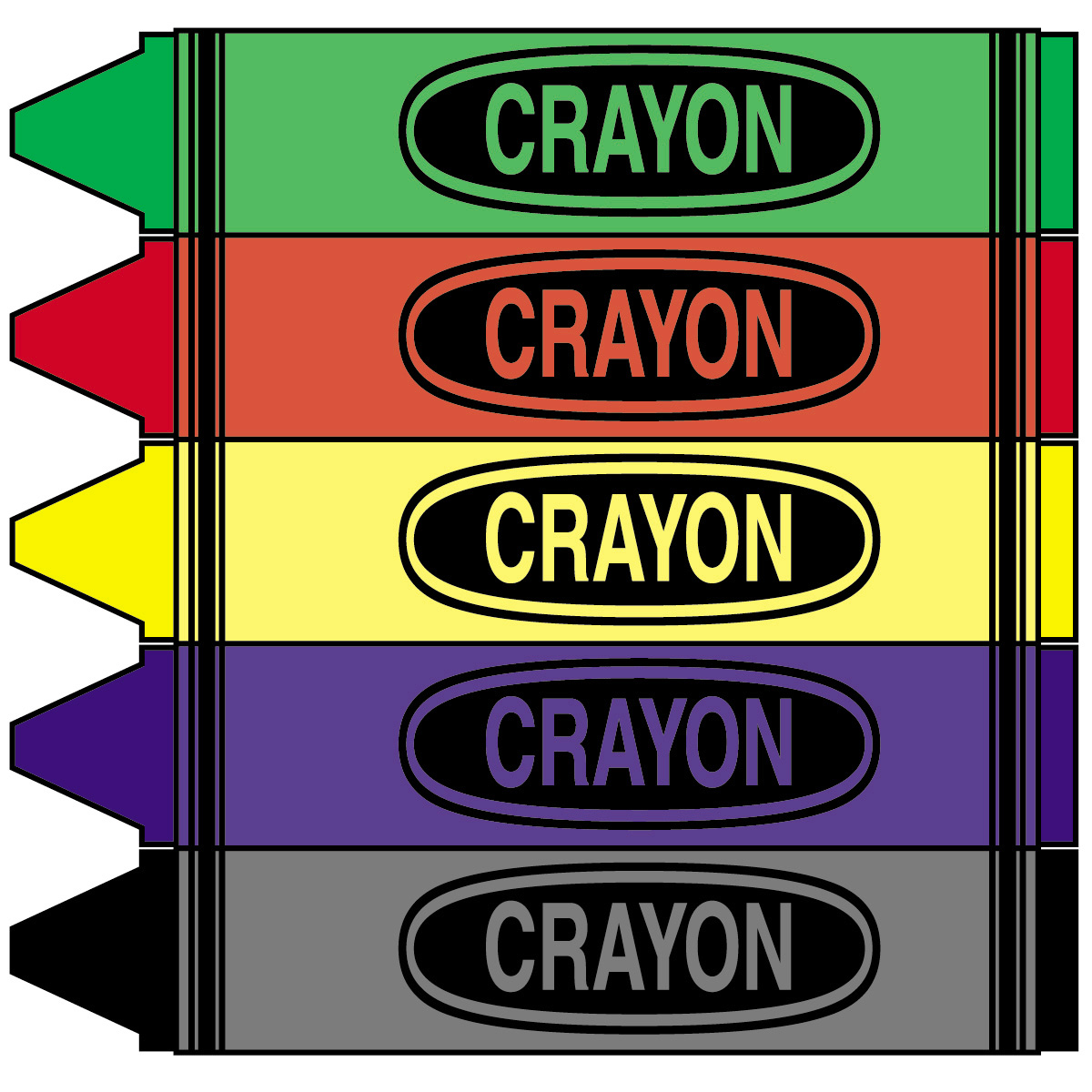 Crayons Clip Art