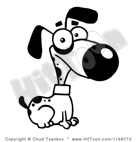 cute%20dog%20clipart%20black%20and%20white