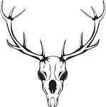 deer%20antlers%20clipart%20black%20and%20white