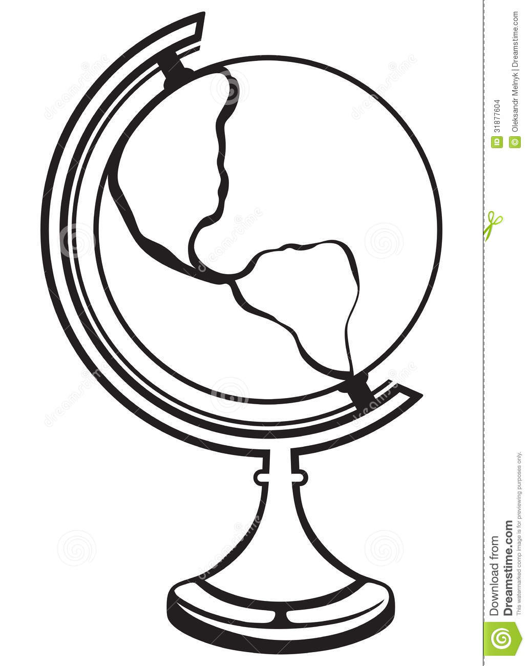 globe%20black%20and%20white%20outline