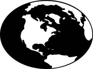 globe%20map%20clipart%20black%20and%20white