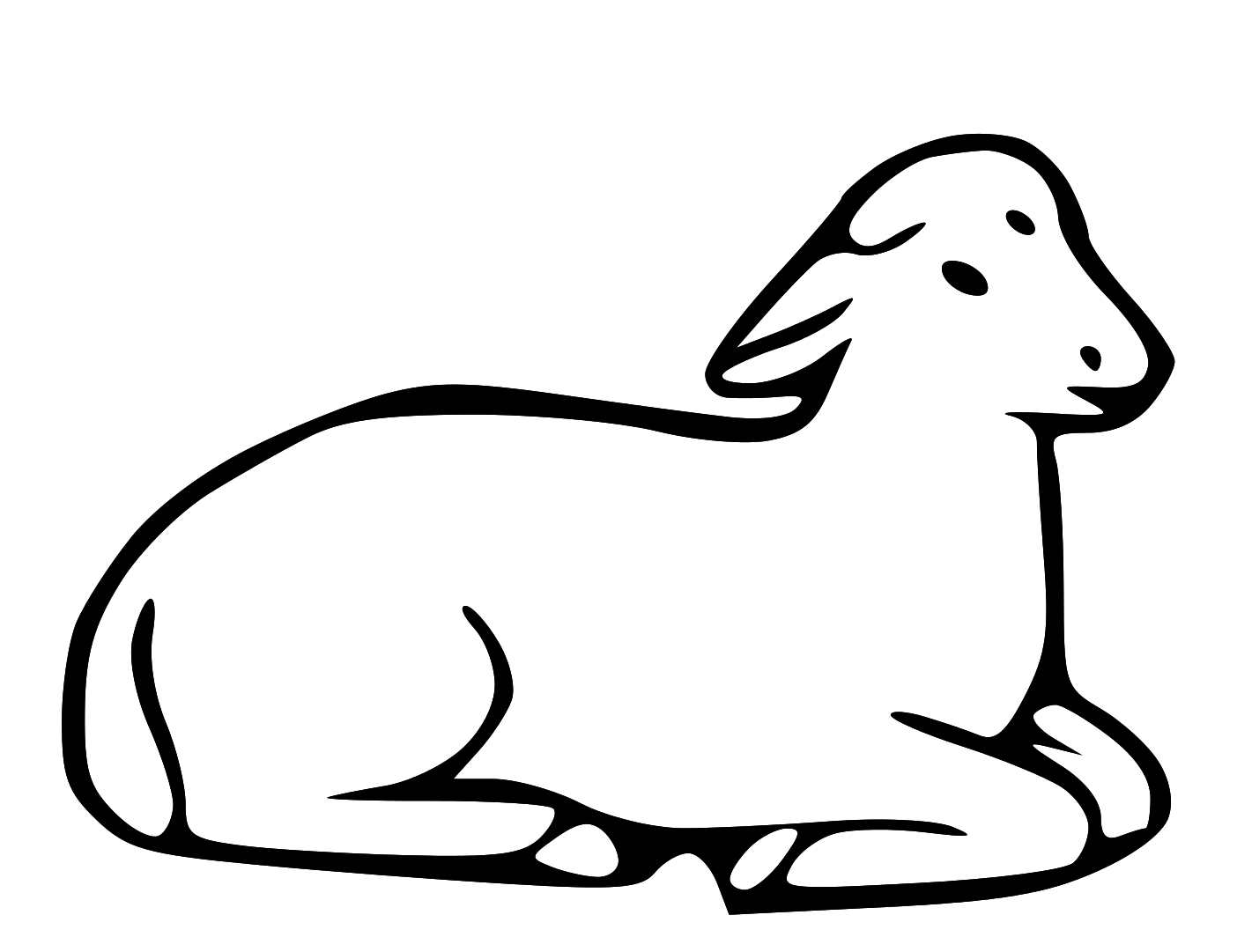 lamb clipart