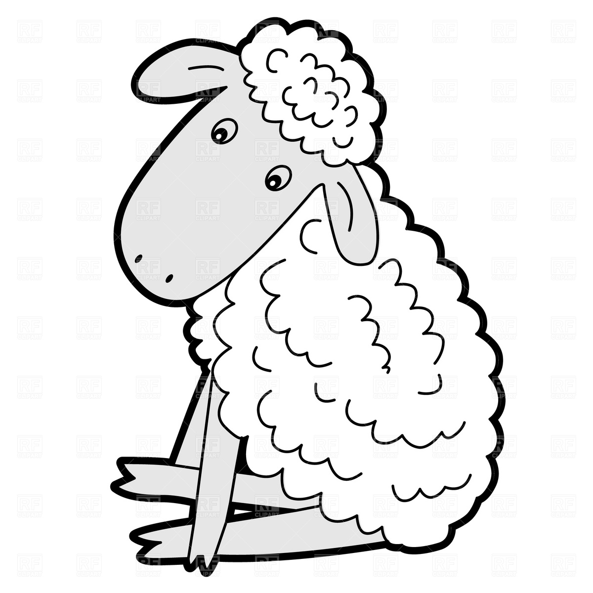 lamb clipart