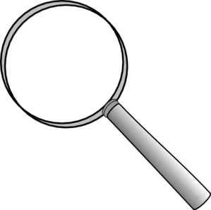 magnifying glass clipart