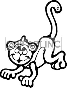 monkey%20clipart%20black%20and%20white