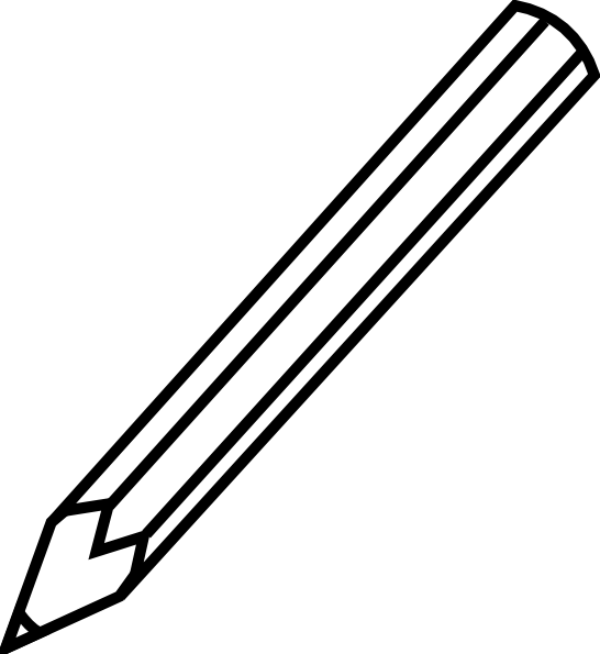 pencil%20and%20paper%20clipart%20black%20and%20white