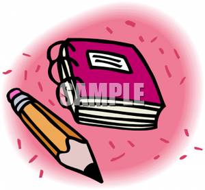 pencil%20writing%20in%20notebook%20clipart