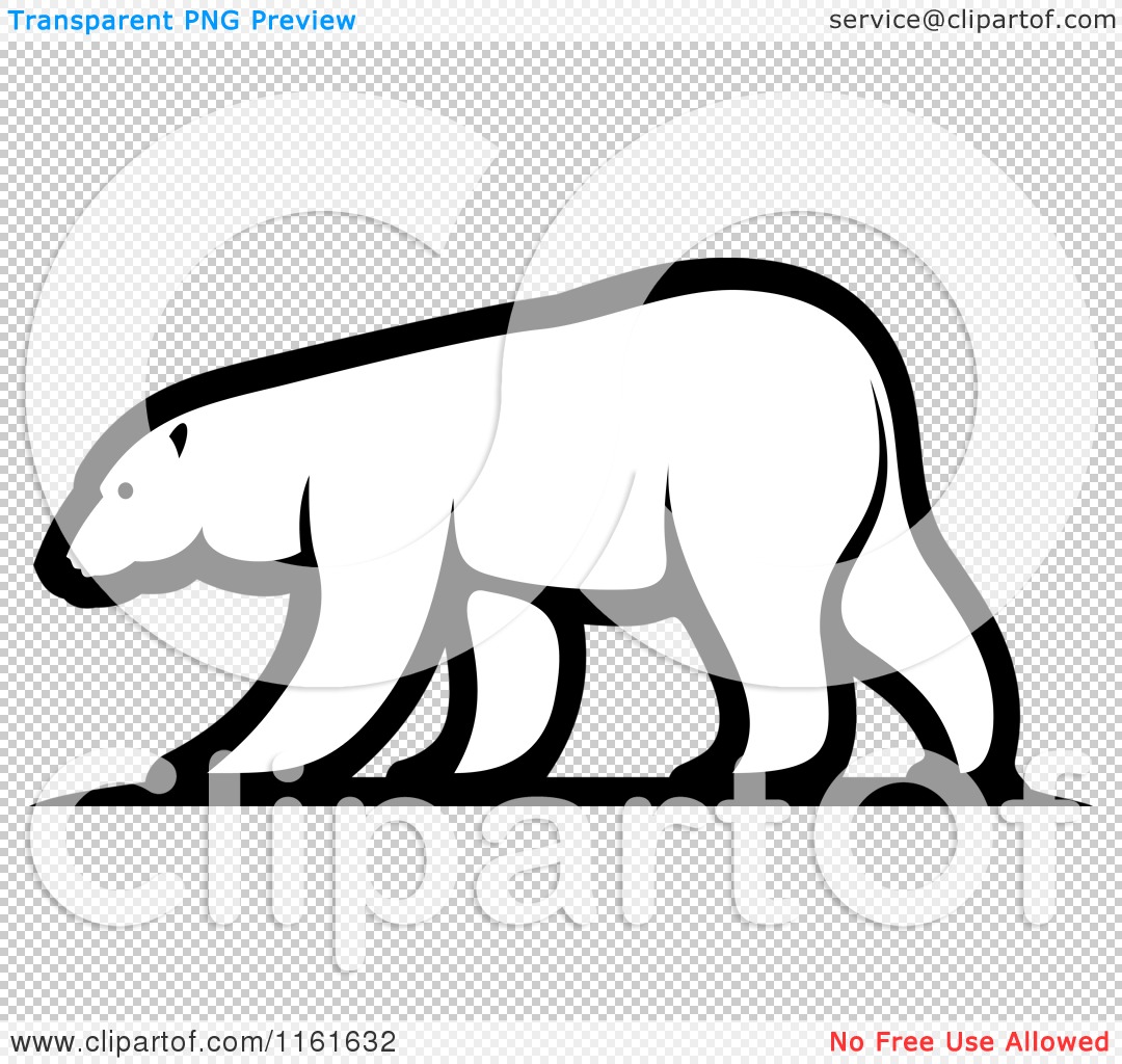 polar%20bear%20clipart%20black%20and%20white