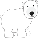 polar%20bear%20clipart%20black%20and%20white