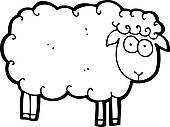 sheep%20clipart%20black%20and%20white