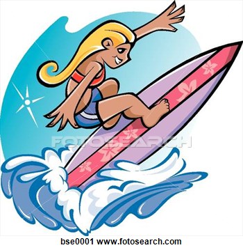 Surfing Clip Art