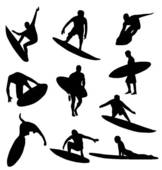 Surfing Clip Art