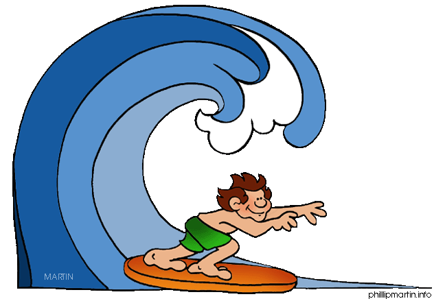 Surfing Clip Art