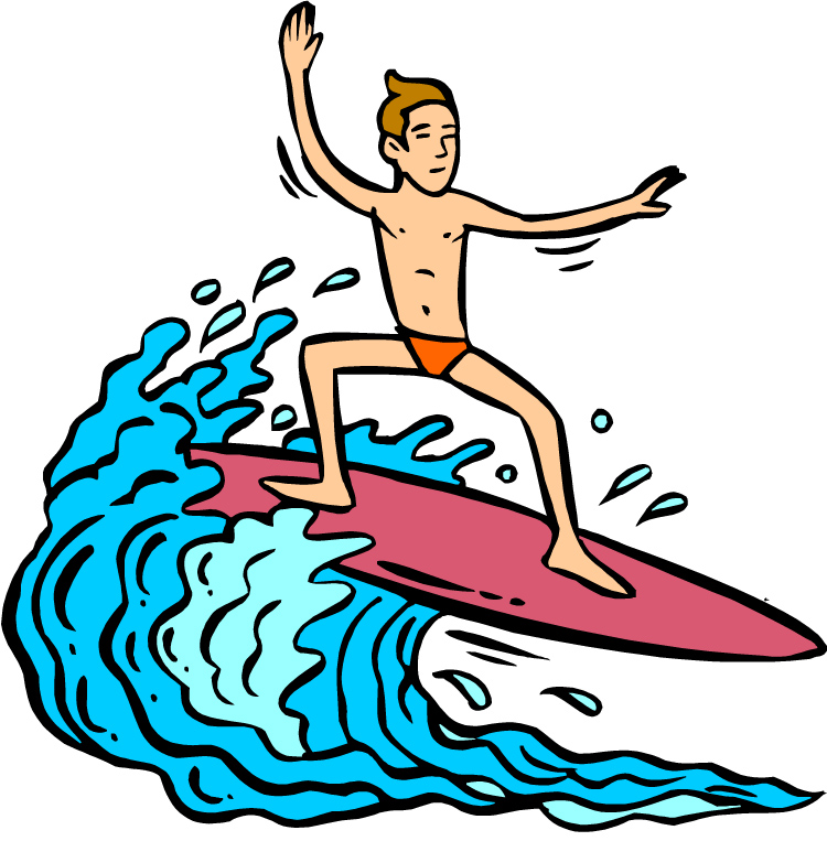 Surfing Clip Art