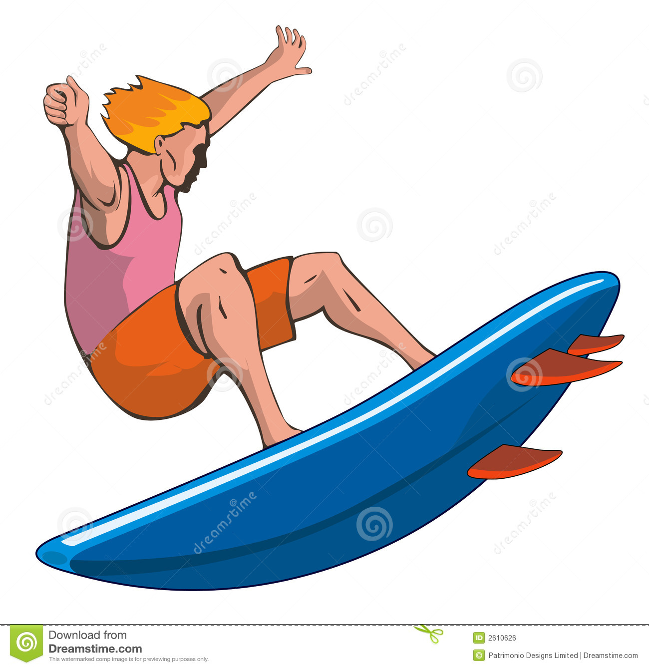 Surfing Clip Art