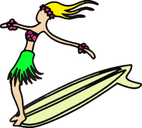 Surfing Clip Art