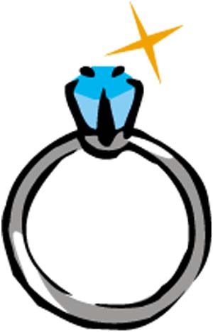 wedding ring clipart