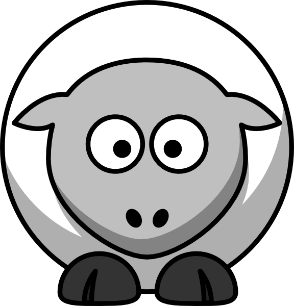 white%20sheep%20clipart