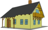 Yellow House Clip Art