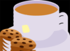 Cup Tea Cookies Clip Art