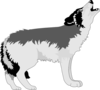 Wolf Howling Clip Art