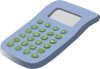 Simple Calculator Clip Art