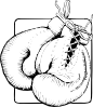 Boxing Gloves Outline Clip Art