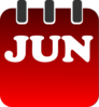 June Calendar Clip Art