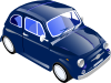 Little Small Car Saves Gas Clip Art