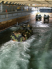 Aav Assault Vehicles Enter The Uss Fort Mchenry Well Deck Image