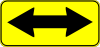 Double Arrow Sign Clip Art