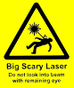 Scary Laser Clip Art