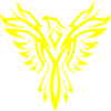 Golden Phoenix Clip Art