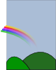 Rainbow Hills Clip Art