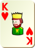 Simple King Of Hearts Clip Art