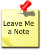 Sticky Note Clip Art