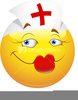 Cartoon Nurse Vector Clipart Image