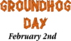 Groundhog Day Sign Clip Art