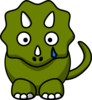 Sad Dino Clip Art