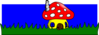 Mushroom Home Clip Art