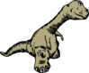 Side View Dinosaur Clip Art