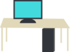 Computer Desk Clip Art