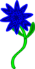 Blue Flower Clip Art