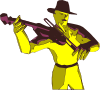 Violoniste Clip Art