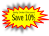 Discount Starburst Clip Art