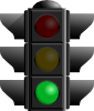 Traffic Light: Green Clip Art