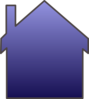 Blue House Clip Art