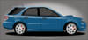 Small Blue Car Clip Art