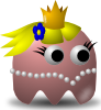 Pcman  Game Baddie Princess Clip Art